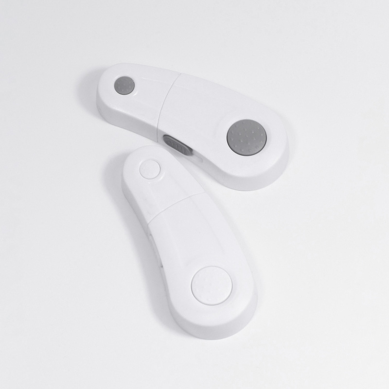 Zámok skriniek 2ks, white/grey 1