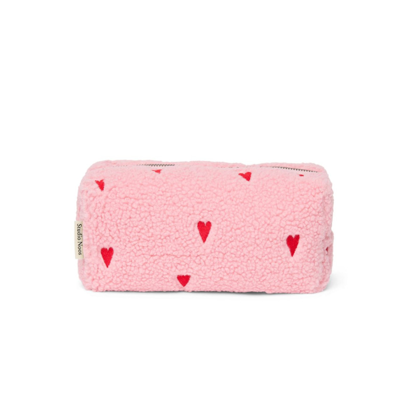 STUDIO NOOS - Puffy POUCH - kabelka | Light Pink Hearts