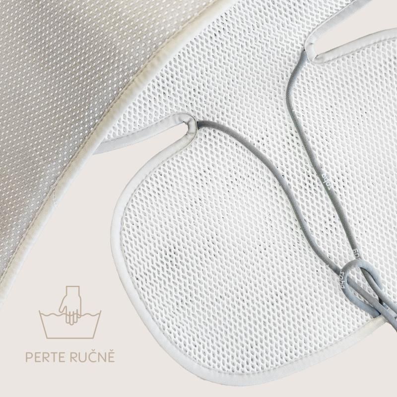 Priedušná podložka do autosedačky Breeze sk. 1, Ivory Beige 5