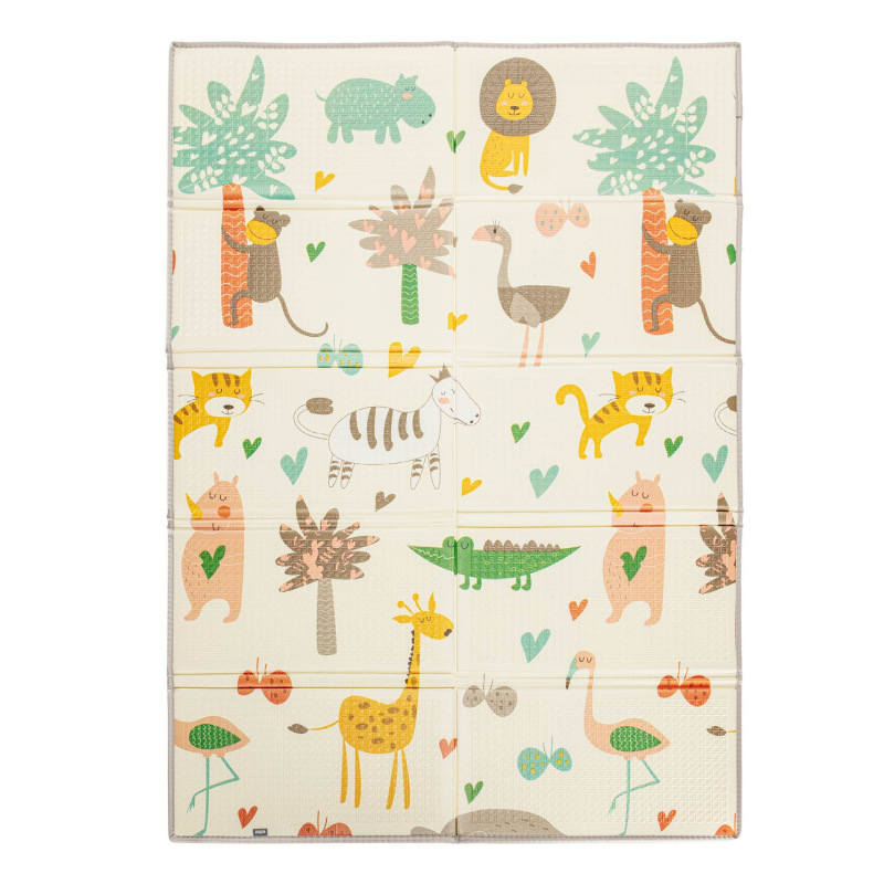 Multifunkční pěnová skládací podložka oboustranná 180x120, Savana 2