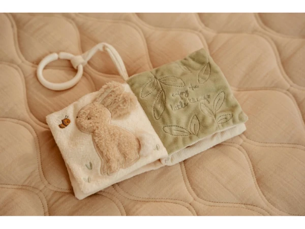 Závesná textilná knižka s aktivitami Newborn Naturals 9