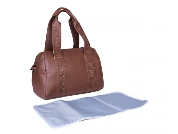 Prebaľovacia taška Mommy Club Signature Vegan Leather Dark Brown 1