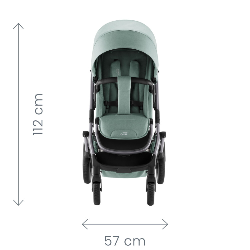 Set kočík Smile 5Z + hlboká korba + autosedačka Baby-Safe PRO + Vario Base 5Z Lux, Linen Grey 1