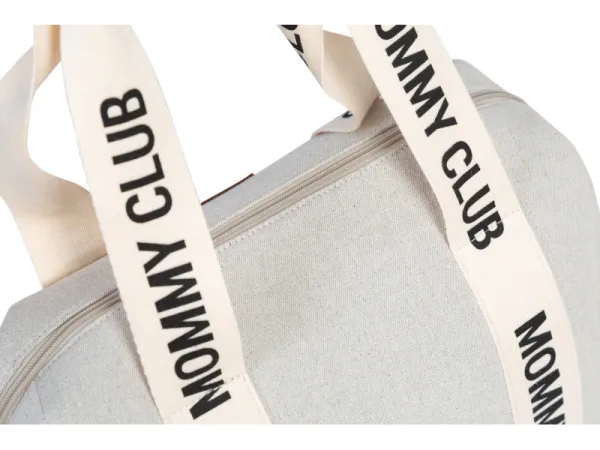 Prebaľovacia taška Mommy Club Signature Canvas Off White