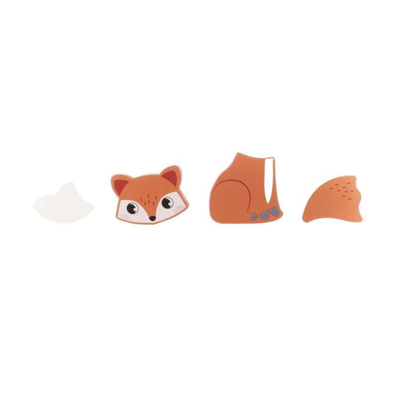 Dřevěné puzzle malé, Fox