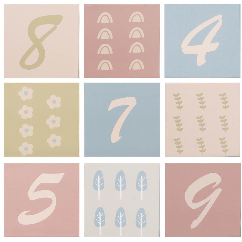 Detské stohovacie kartónové kocky 10ks 3