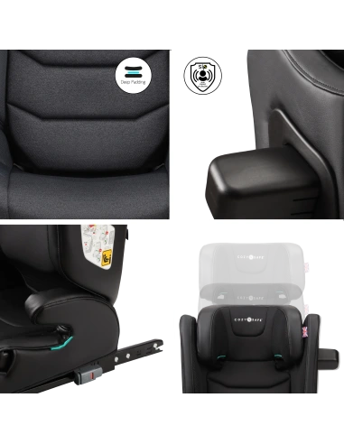 Cozy N Safe PORTLAND i-Size autosedačka 100-150, Jet 2026 3