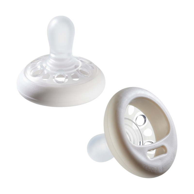 Cumlík, breast-like, silikón Natural, 0-6m, 2ks