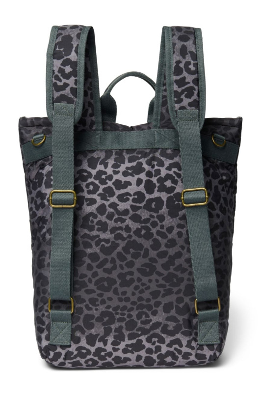 STUDIO NOOS - Puffy Adult BACKPACK - batoh | Black Leopard 3