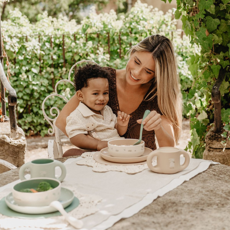 SUAVINEX | Jedálenský set WONDERLAND NEW +6 m - KRÉMOVÝ 2