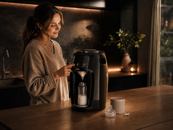 Prístroj na prípravu detského mlieka Babyccino, Black 3