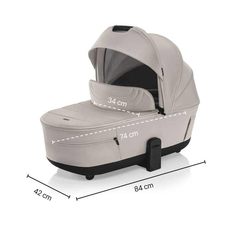 Set kočík Move Cross 5 + hlboká korba Move XL 5 + autosedačka XM podľa vlastného výberu, Ivory Beige 15