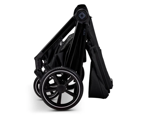 Kombinovaný kočík Moon AURA Kombi - Onyx Melange 11