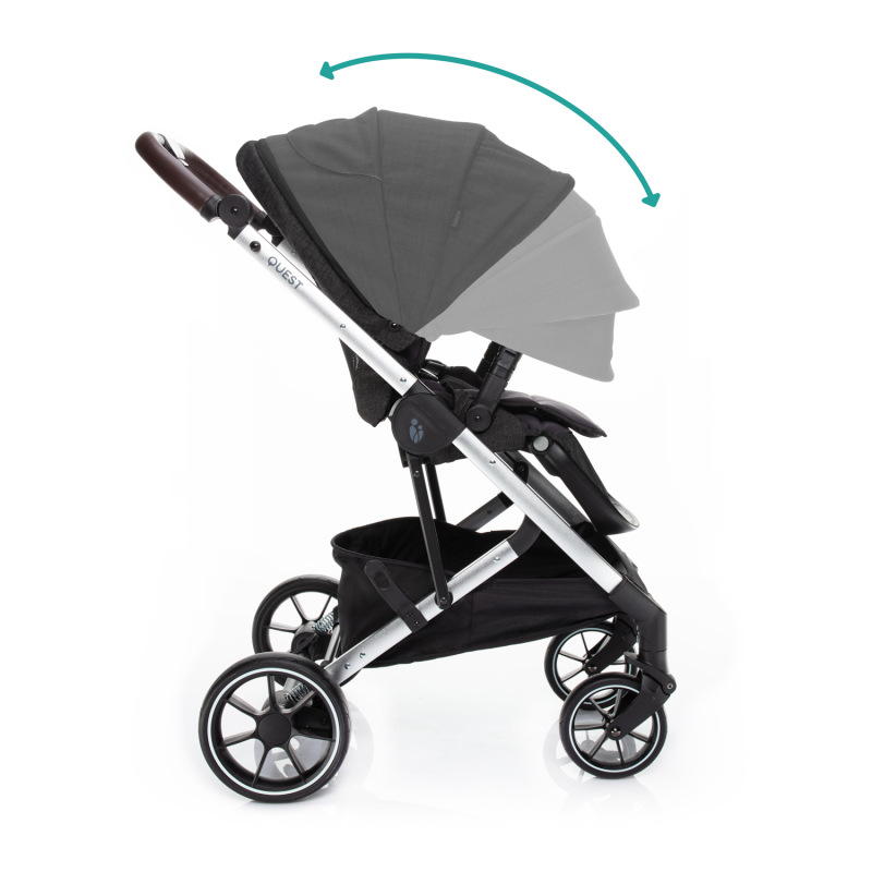 Kočík Quest, Vulcan Black/Silver 18