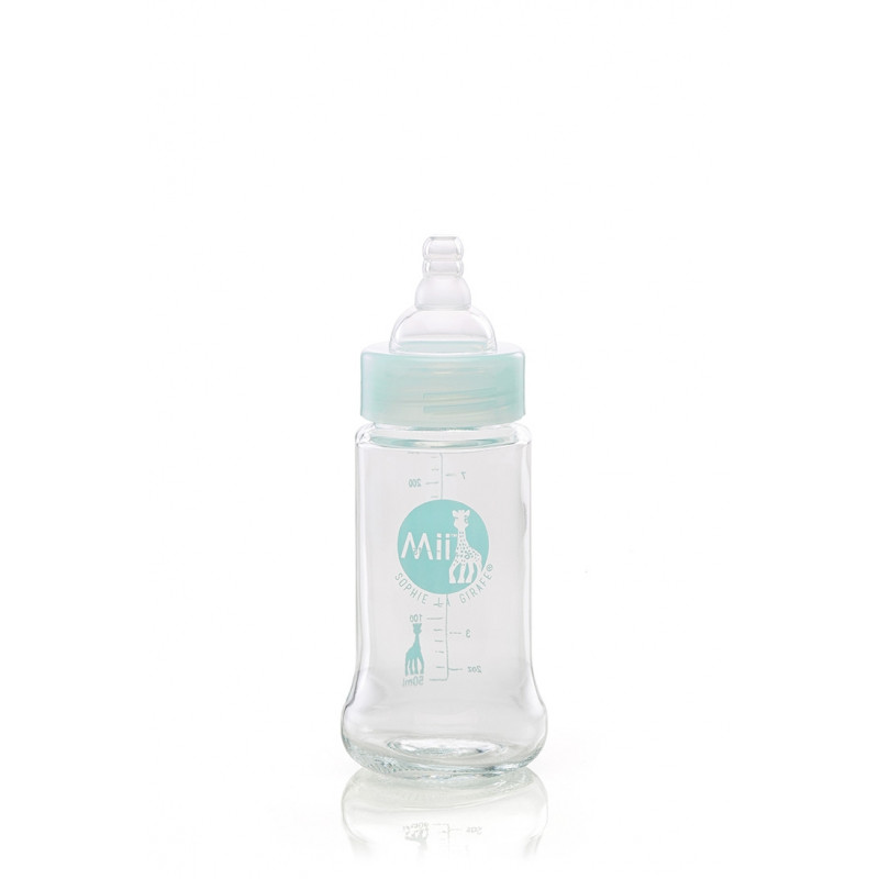 Mii Sophie la girafe dojčenská fľaša 230ml - sklenená 1