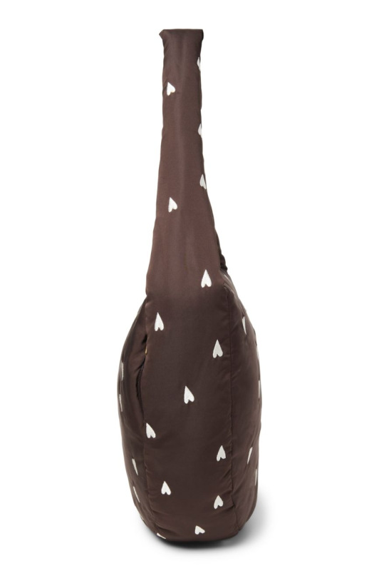 STUDIO NOOS - Puffy Cross Body Bag | Brown Hearts 2