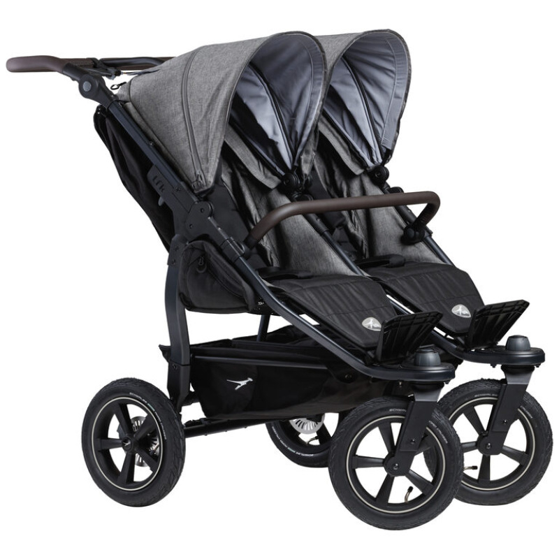 Tfk set duo2 frame 2025 - air chamber wheel + carrycot + seat prem. grey 1
