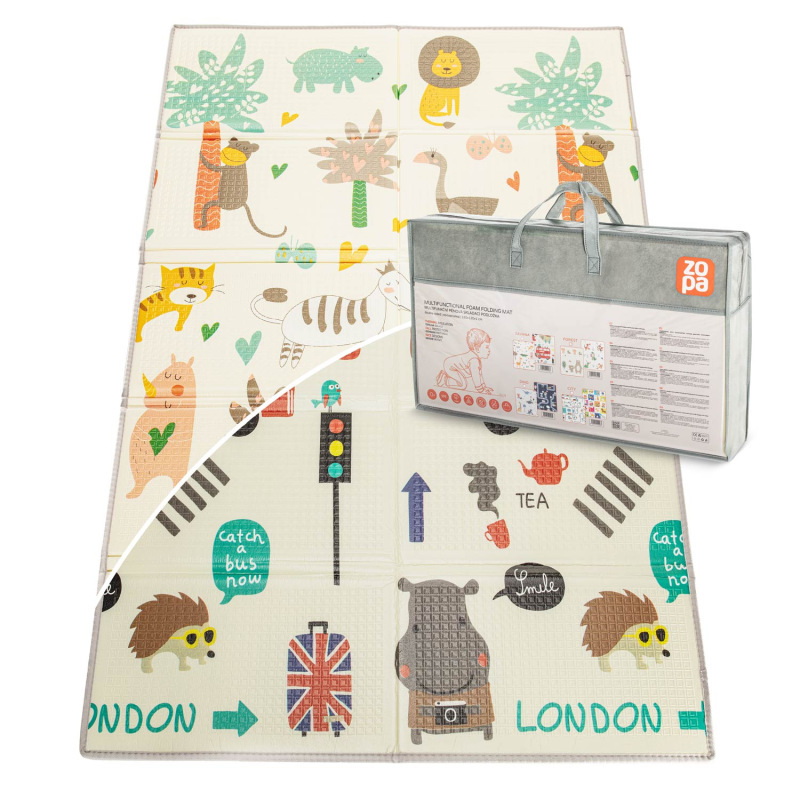 Multifunkční pěnová skládací podložka oboustranná 180x120, Savana 4