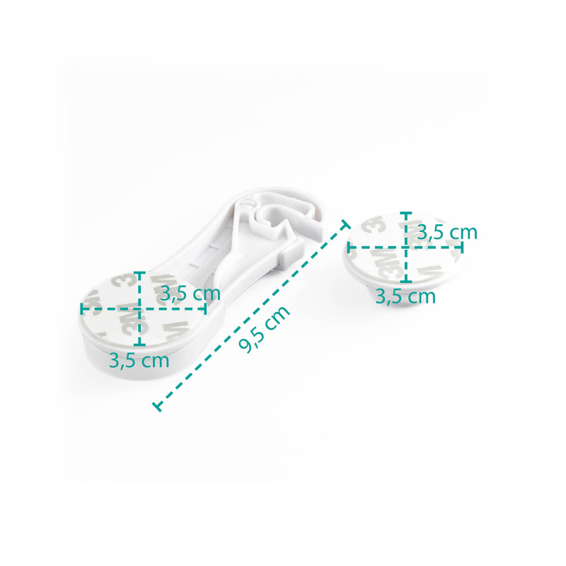 Poistka skriniek a zásuviek 2ks, white 6