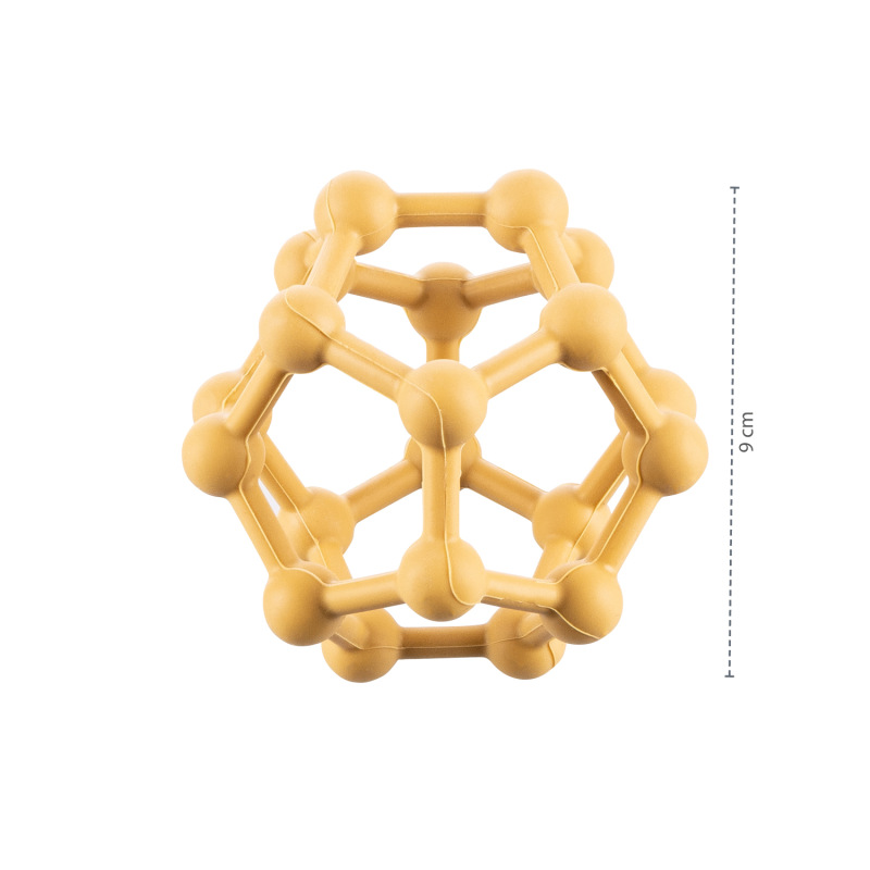 Silikónové hryzátko Atom, Mustard Yellow 2