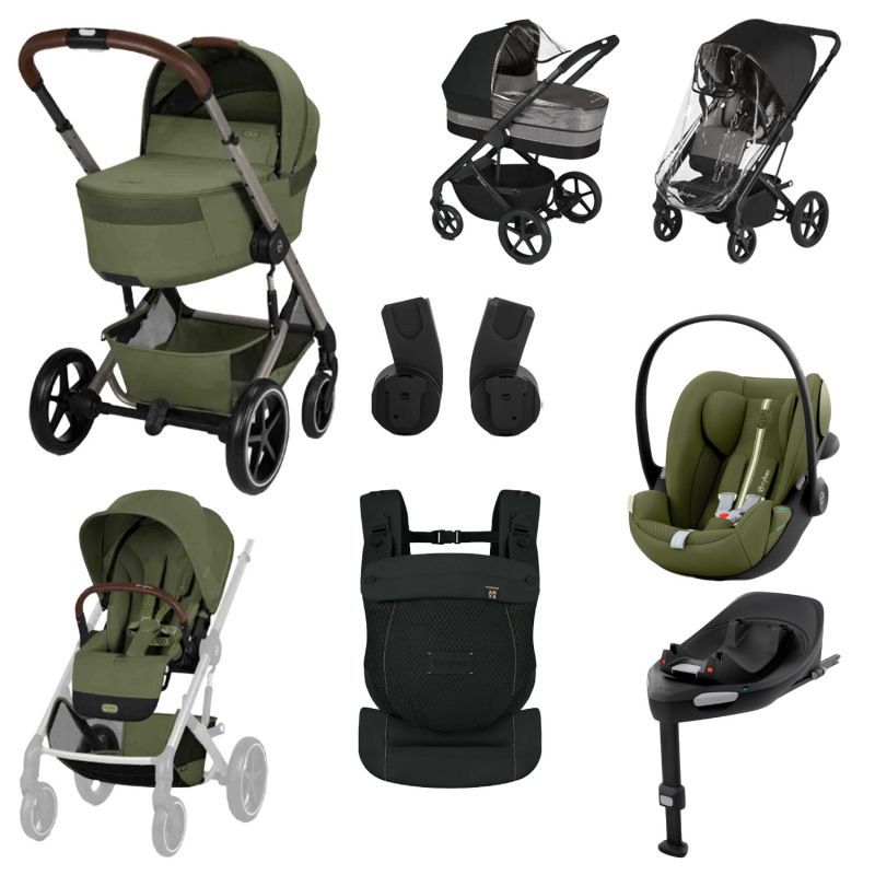 CYBEX Balios S Lux 2026 Set XL Fold Cot + nosič AMYA – Green