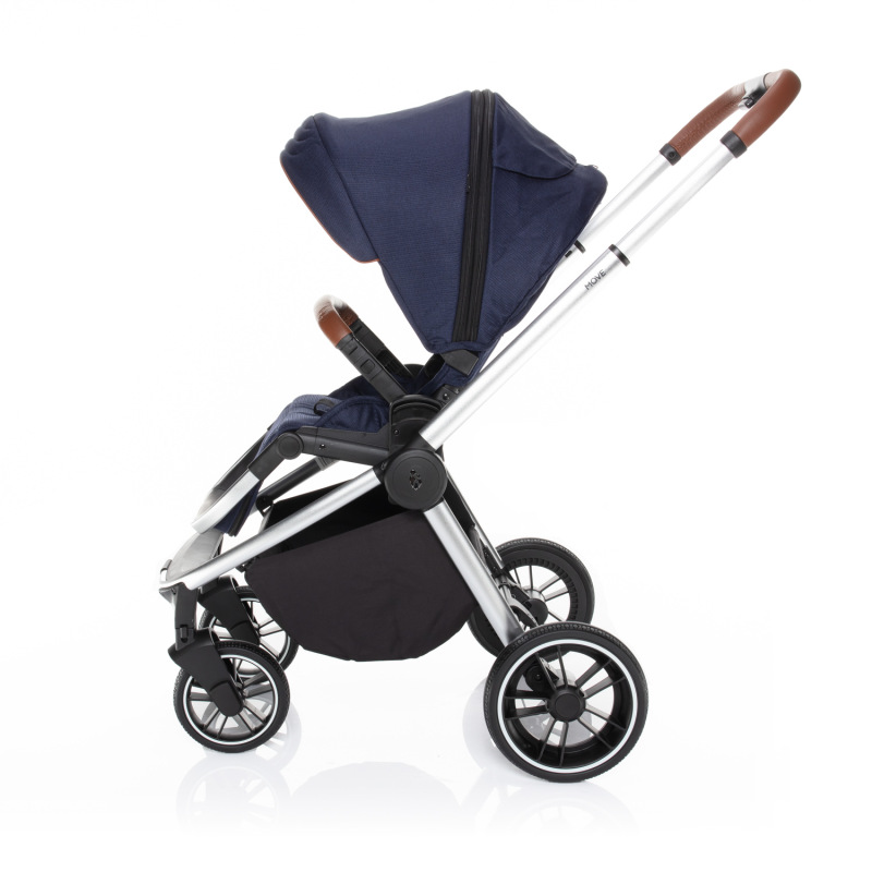 SET kočík Move+ korba+adaptéry+autosedačka, Sky Blue/Silver 3