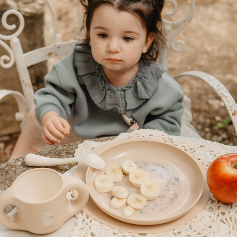 SUAVINEX | Jedálenský set WONDERLAND NEW +6 m - KRÉMOVÝ 1