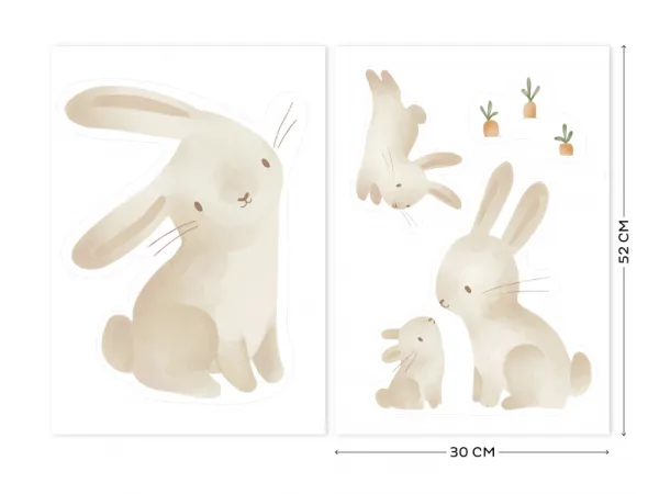 Samolepky na stenu Baby Bunny 3
