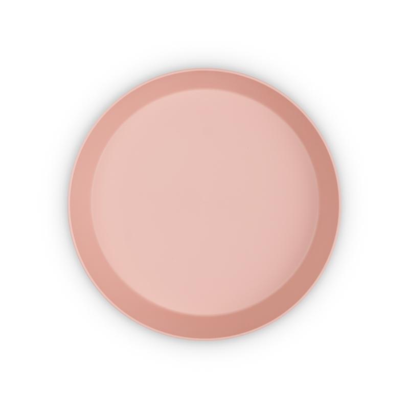 Citron Súprava tanierov z bio materiálu, 4ks - ružová / krémová