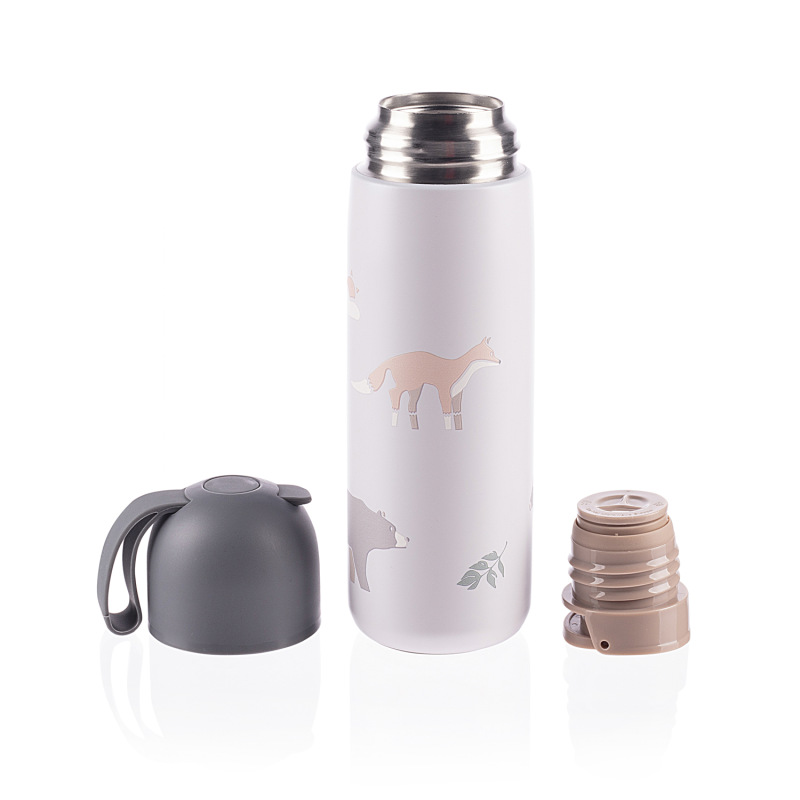 Termoska na tekutiny se silikonovým držákem 400 ml, Mountains 5