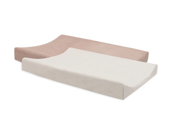 Poťah na prebaľovaciu podložku 50x70cm 2 ks froté Wild Rose/Ivory