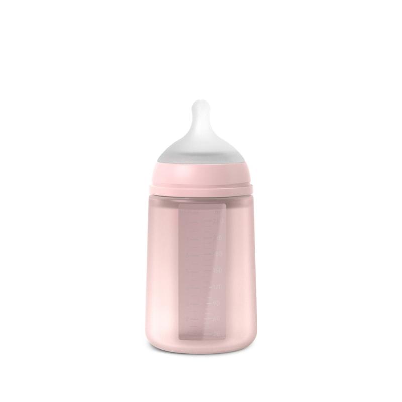 SUAVINEX | DOJČENSKÁ FĽAŠA 240 ml M COLOUR ESSENCE - ružová 1