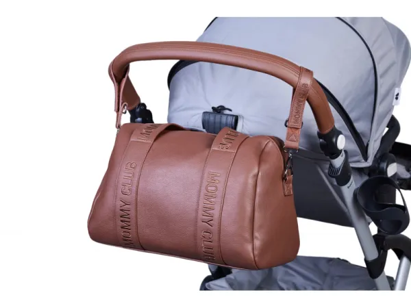 Prebaľovacia taška Mommy Club Signature Vegan Leather Dark Brown 11