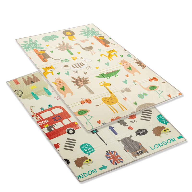 Multifunkční pěnová skládací podložka oboustranná 180x120, Savana 5