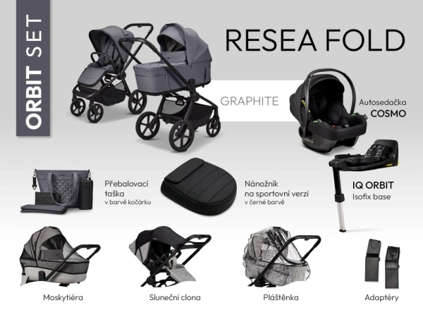 Moon ReSea FOLD ORBIT set - GRAPHITE