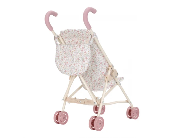Kočík pre bábiky golfky skladací Soft Flowers 4