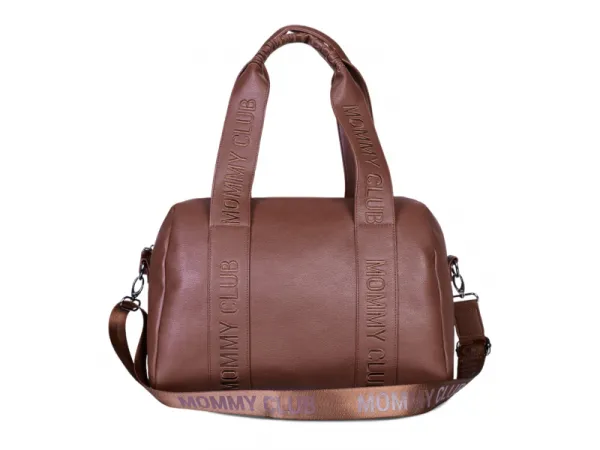 Prebaľovacia taška Mommy Club Signature Vegan Leather Dark Brown 2