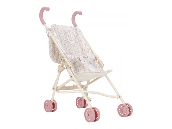 Kočík pre bábiky golfky skladací Soft Flowers 6