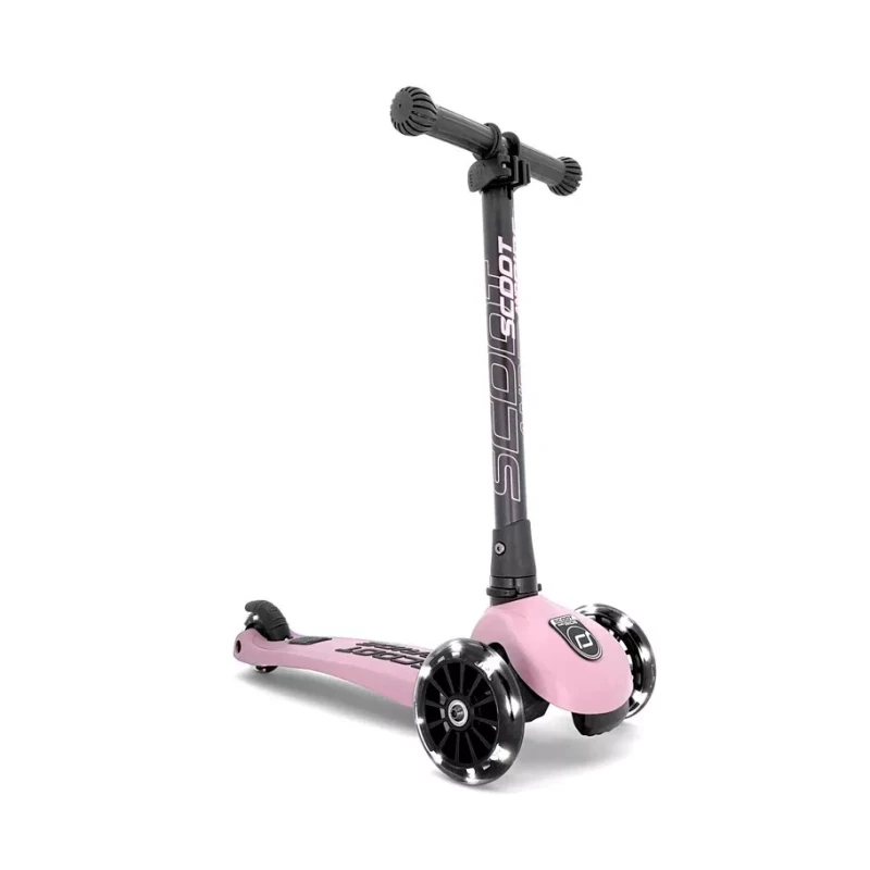 Scoot & Ride Detská kolobežka Highwaykick 3 LED rose