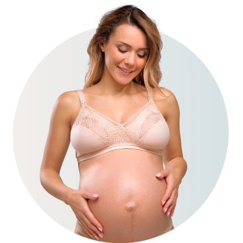 CARRIWELL Materská a dojčiaca podprsenka Soft as Silk Beige 1