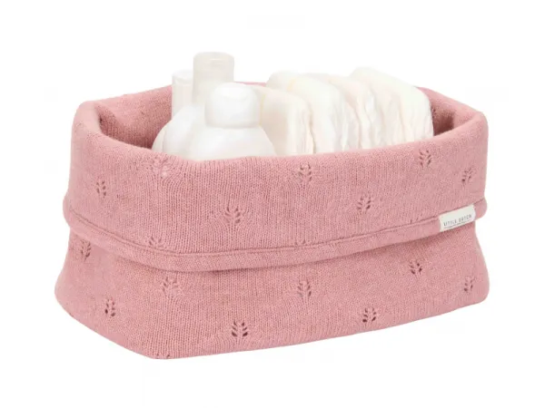 Košík pletený veľký Pure Pink Blush 1