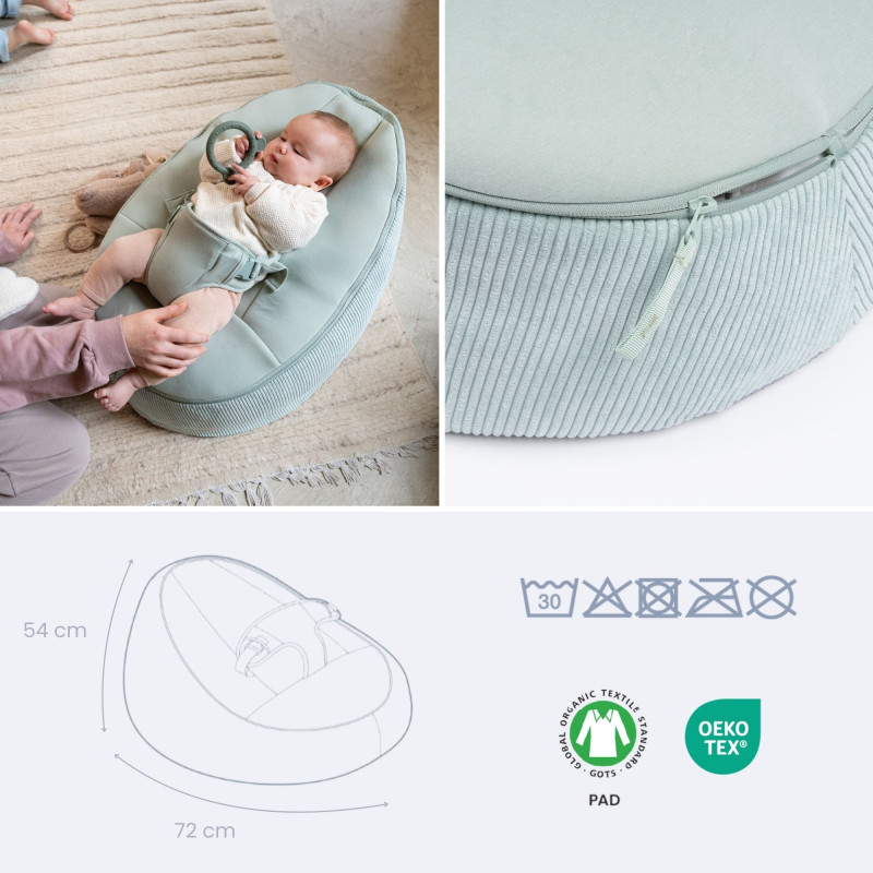Doomoo Seat & Grow rastúcí sedacie vak, Green 3