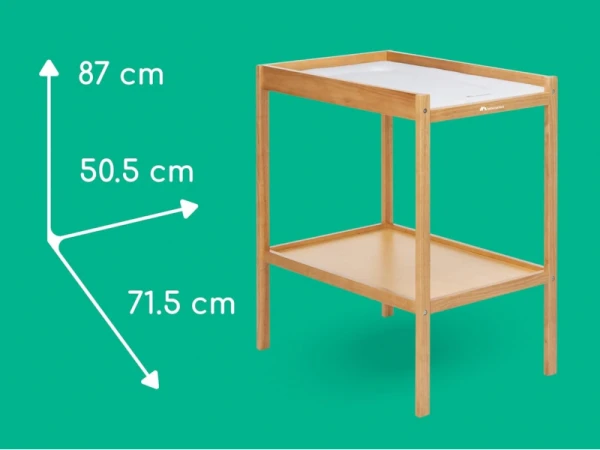 Prebaľovací pult Daisy Natural Wood 6