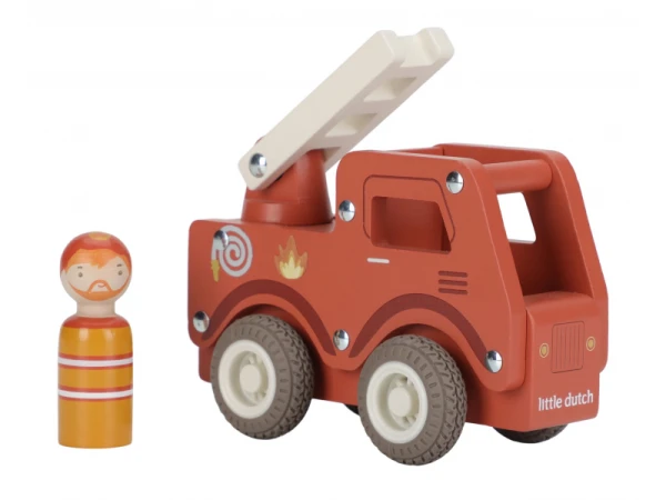 Hasičské auto drevené 2