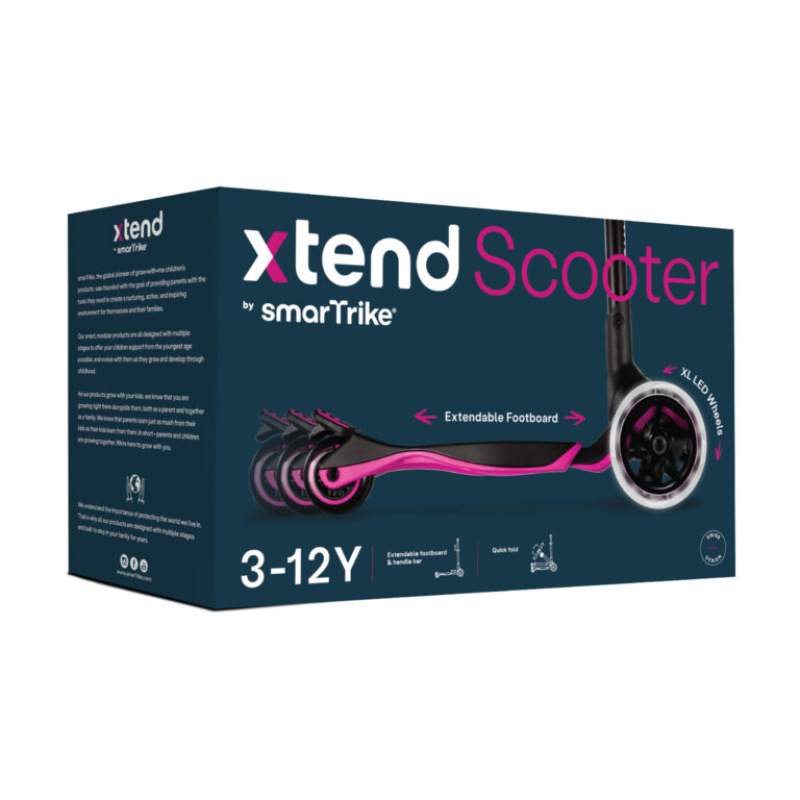 smarTrike Xtend Scooter 2025 pink 7