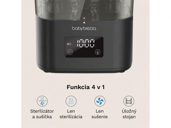 Baby Brezza SuperFast Sterilizer Dryer – matná čierna 4