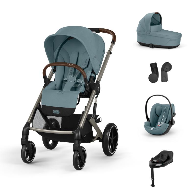 CYBEX BALIOS S Lux 2024 SET M / STORMY BLUE+ CLOUD G plus