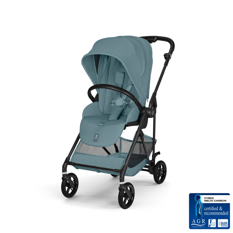 Cybex Melio Carbon 2026 - STORMY BLUE, ľahká bugina