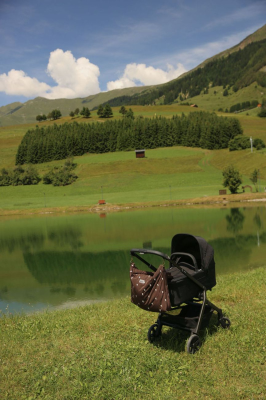 STUDIO NOOS - Puffy DIAPER BAG - prebaľovacia taška | Brown Hearts 1