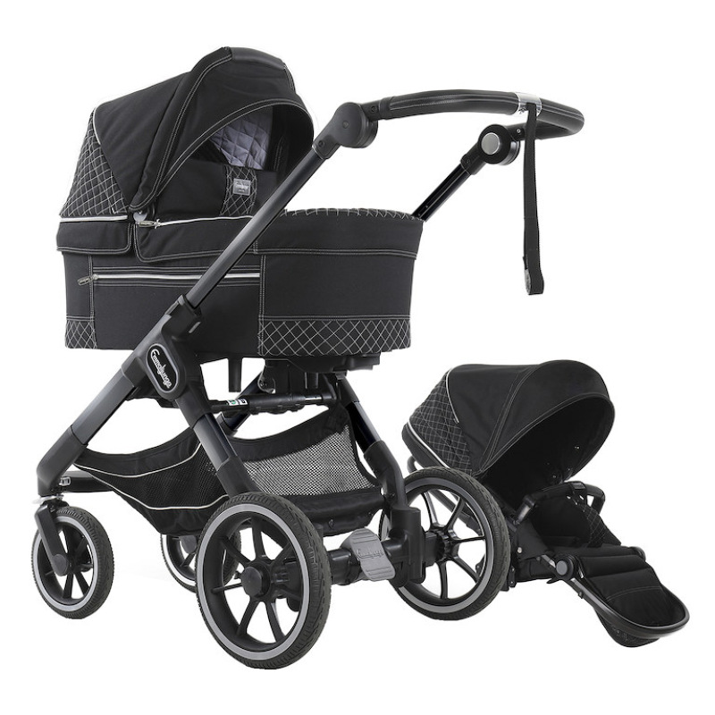 Emmaljunga set NXT90 2023 De Luxe crystal black ERGO